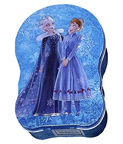 SHREE TECHNESH® Cute and Practical 3D Printed Metal Frozen Princess Piggy Bank with Lock and Key Multicolor (Frozen Princess)