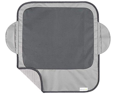 Minnebaby Extra Large Booster Chair Protector Cover, Dining Chair Seat Cover for Booster Seat, Grey