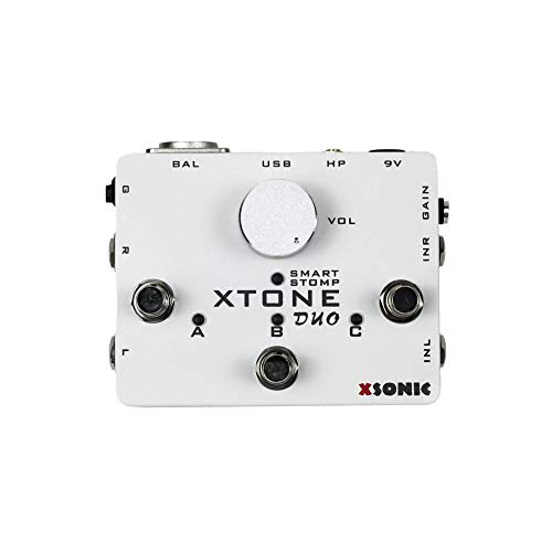 XTONE Duo 192K Mobile Guitar&Mic Interface With MIDI Controller & Preamp & Ultra Low Latency & BIAS & VocaLive