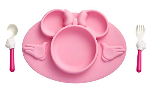 The First Years Disney Minnie Mouse Mealtime Set , Pink 3-Piece(Pack of 1)
