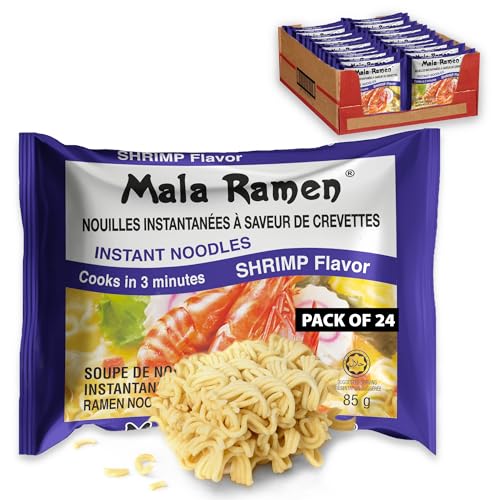 Mara Ramen Instant Noodle - Shrimp Noodles 85G (Case Of 24) 2.04 Kg - Cooks In 3 Minutes