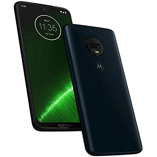 Motorola Moto G7 + Plus (64 Go, 4 Go de RAM) Dual SIM 6.2" 4G LTE (GSM Uniquement) Usine Unlocked Smartphone Modèle International XT1965-2 (Deep Indigo)