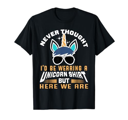Funny Unicorn T-Shirt For Papa Dad Grandpa Big Brother Men T-Shirt