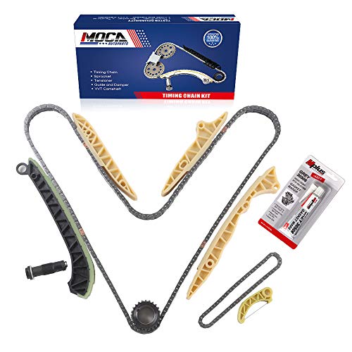 MOCA Timing Chain Kit for 04-11 Mercedes-Benz SLK350 3.5L & 09-11 Mercedes-Benz SLK300 3.0L & 06-15 Mercedes-Benz Sprinter 224 3.5L (Petrol) 3-T, Eng. Code M272.979
