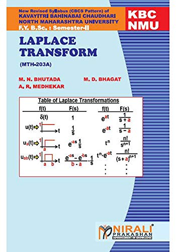 LAPLACE TRANSFORM Mathematics - Paper - III (MTH - 203 A)
