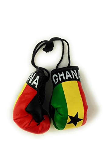 Red Hat Ent Hanging Car Mirror Mini Boxing Gloves (Ghana)