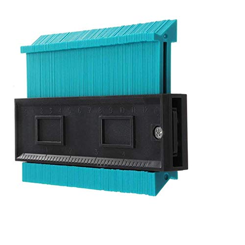 Contour Duplications Gauge Profile Gauge, High Accuracy Easy Master Outline Gauge Marking and Measuring Tool Plastic Digital Caliper Woodwork Tools and Accessories