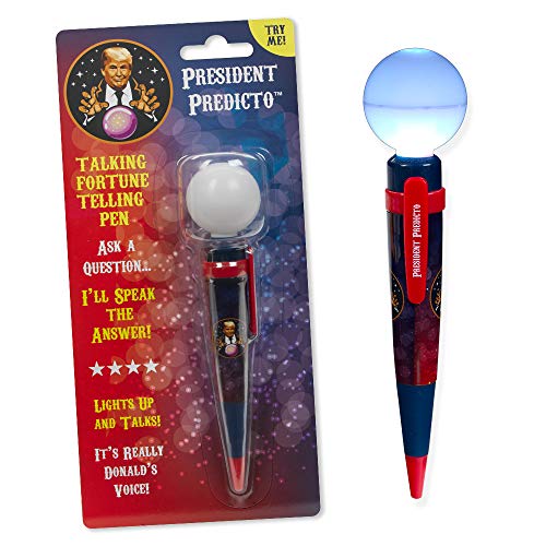 President Predicto - Donald Trump Talking Fortune Telling Pen - Ask a YES or NO Question & Trump Speaks The Answer - Greatest Way to Discover Your Future - Like a Next Generation Magic 8 Ball