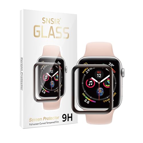 2 Pack - Liquid Tempered Glass Screen Protector Compatible for Apple Watch Full Coverage Protective Foil 9H 2.5D (38MM)