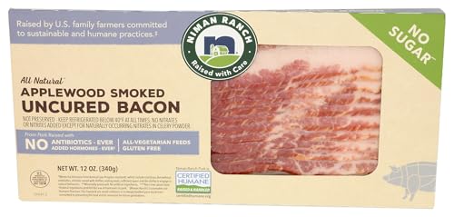 Niman Ranch, Applewood Smoked Uncured Bacon, 12 oz