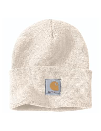 Carhartt Men's Acrylic Watch Hat A18, Winter White One Size