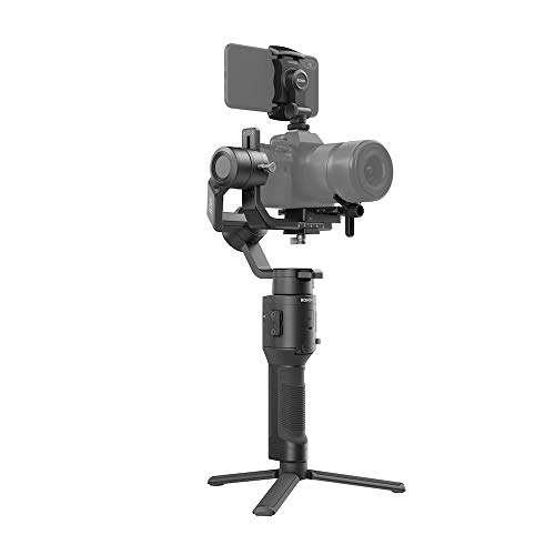 DJI RSC Lightweight and Compact, Superior Stabilization, 3-Axis Gimbal Stabilizer for Mirrorless Cameras, Nikon, Sony, Panasonic, Canon, 360 Degree Movement, 2kg Tested Payload, Axis Locks, Black