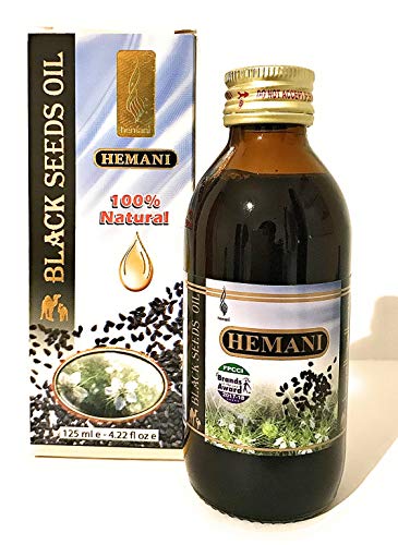 Hemani Schwarzkümmelöl, 100 % original, rein und natürlich, pflegt die Kopfhaut, Haare, Körper und Haut. 125 ml, von Hemani