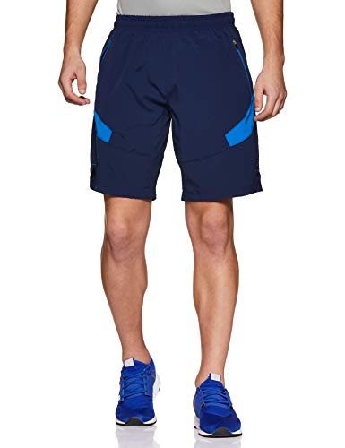 Van Heusen Athleisure Van Heusen Performance Men Shorts - 100% Polyester - Swift Dry, Mesh Panel, Lightweight_51002_Navy_L