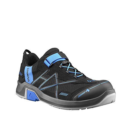 HAIX CONNEXIS Safety T S1 Low/Black-Blue: Dein Indoor-Schuh CONNEXIS Safety bringt Dich fit durch den Tag.. UK 9.5 / EU 44