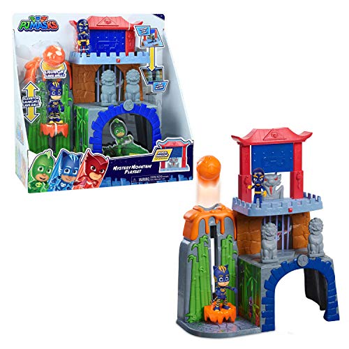 Pj Masks Mystery Mountain Playset- Brown Mailer, Multicolor