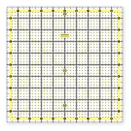 Isomars Garment Quilting Ruler 10" x 10"