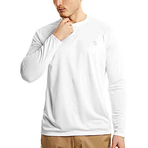 Bewinds Men's UPF 50+UV Sun Protection Long Sleeve T-Shirt Performance Dri-fit UV Blocking Shirts for Running Fishing