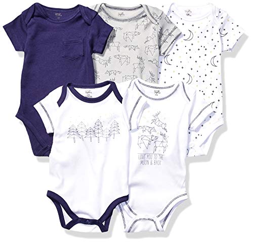 Touched by Nature Unisex Baby Organic Cotton Bodysuits