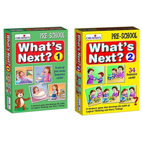 Creative Educational Aids P. Ltd. What's Next-I & 0686 What's Next-Ii Combo for Kids