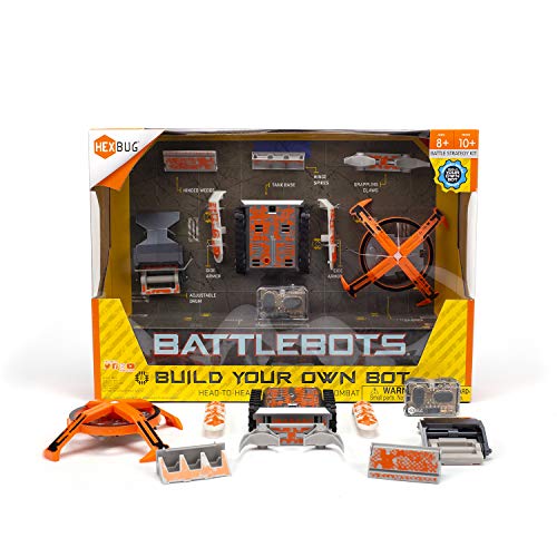 HEXBUG BattleBots Build Your Own Bot Tank Drive, Toys for Kids, Fun Battle Bot Hex Bugs (Orange)