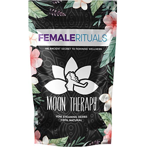 Female Rituals - Moon Therapy (2 Ounce) - Yoni Steam Herbs for Cleansing - Yoni Wash Detox - Use with Our Yoni Steam Seat for Toilet - V Steam Seat Kit