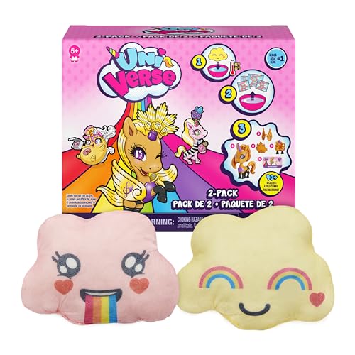 Uni-Verse 2-Pack, Collectible Surprise Unicorns with Mystery Accessories (Styles May Vary)