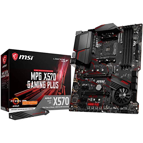 MSI MPG X570 GAMING PLUS AMD AM4 DDR4 M.2 USB 3.2 Gen 2 HDMI ATX Gaming Motherboard