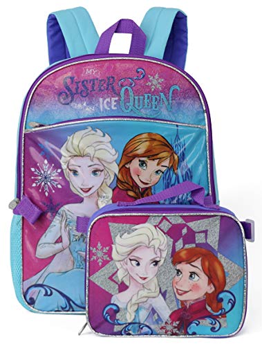 Disney Frozen Backpack with Lunchbox - violet, one size