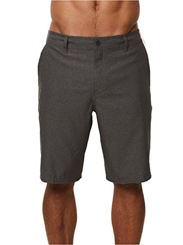 O'NEILL Loaded Heather Hybrid Boardshorts, Heather Asphalt, 48