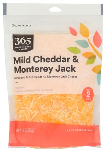 365 by Whole Foods Market, Blend Cheddar Monterey Jack Shred, 8 Ounce