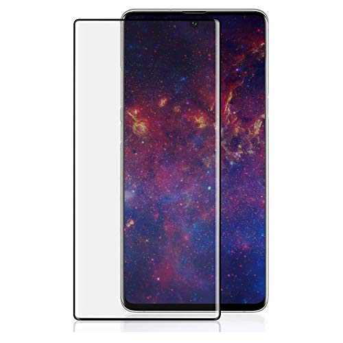 Displayschutzfolie für Galaxy Note 10+ Pro/Plus/5G, 2 Stück, kompatibel mit Fingerabdruck-Sensor, kratzfest, volle Bildschirmabdeckung, HD-klar, blasenfrei, gehärtetes Glas für Galaxy Note 10+/Plus