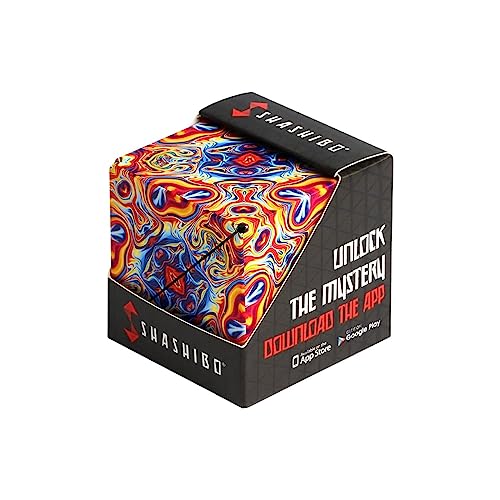 SHASHIBO Shape Shifting Box - Award-Winning, Patented Fidget Cube w/ 36 Rare Earth Magnets - Transforms Into Over 70 Shapes (Spaced Out)
