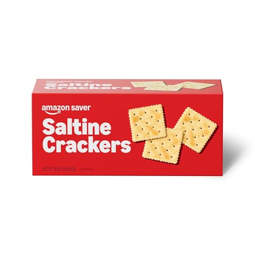 Amazon Saver, Saltine Crackers, 16 Oz (Previously Happy Belly, Packaging May Vary)