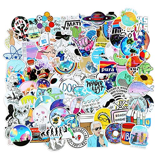 100 PCS Among US Stickers Laptop Stickers Waterproof Vinyl Vsco Cool Stickers for Skateboard Car Water Bottle, Graffiti Stickers Decal Patches for Kids Teens Adults (QX)