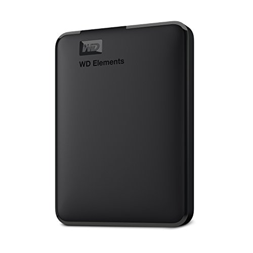 WD 5TB Elements Portable External Hard Drive for Windows, USB 3.2 Gen 1/USB 3.0 for PC & Mac, Plug and Play Ready - WDBU6Y0050BBK-WESN