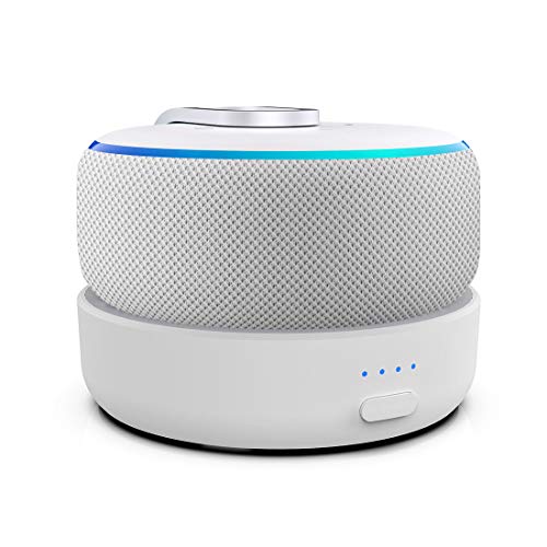 GGMM D3 Echo dot Battery Base, Dot 3rd Gen Accessories, Echo Dot Charger(Power Cord and Echo Dot 3rd Generation is Not Included)