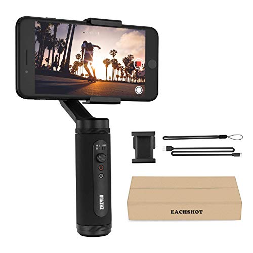 Gimbal Stabilizer for iPhone 14 13 Pro Max 12 11 X XR XS Max Smartphone Vlog Youtuber Live Video Record Inception Mode Face Object Tracking Motion Time-Lapse 3-Axis gyro Zhiyun Smooth Q2 (Pocket Size)