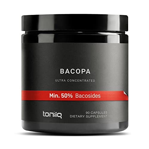 Bacopa - Ultra High Potency 28:1 Extract with 50% Bacosides - Highly Concentrated - Third-Party Lab Tested - 90 Capsules