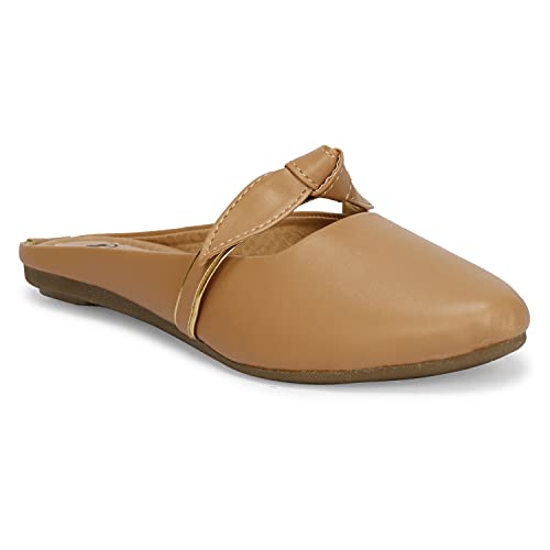 Denill Comfortable, Stylish Bellies for Women and Girls UK- 7 Beige