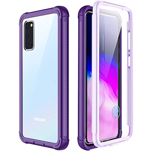 SPIDERCASE Galaxy S11 Case, Heavy Duty Protection Shockproof Case for Galaxy S11, 6.2 inch - Purple (Purple)