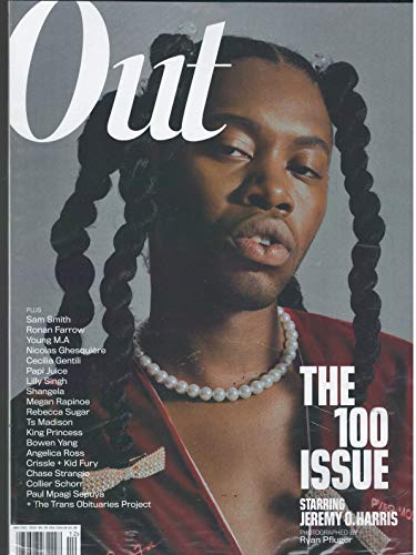 Out Magazine November December 2019 Jeremy O. Harris Cover