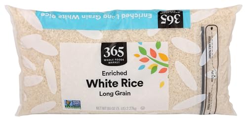 365 by Whole Foods Market, Enriched Long Grain White Rice, 80 Ounce