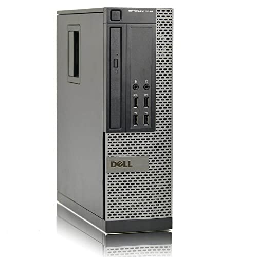 Desktop-PC I5 Dell 7010 SFF (Intel Core i5 70 3.2 GHz, 16GB de RAM, SSD 240 GB, DVD, Windows 10 Pro) (Generalüberholt)