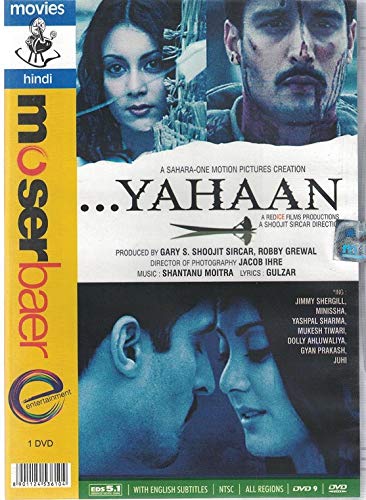 Yahaan (Brand New Single Disc Dvd, Hindi Language, With English Subtitles, Released By Moserbaer)