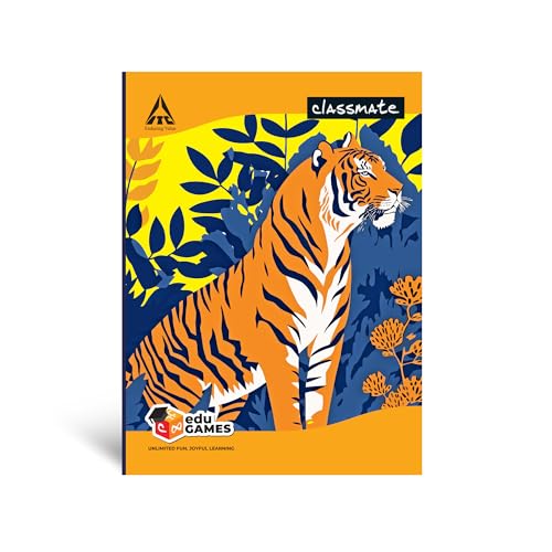 Classmate Notebook | 120 Pages | Single Line | 24.0cm x 18.0cm | Pack of 4 | Ruled Notebook for School Students