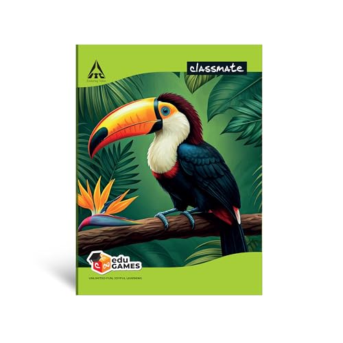 Classmate Notebook | 72 Pages | Single Line | 24.0cm x 18.0cm | Pack of 4 | Ruled Notebook for School Students