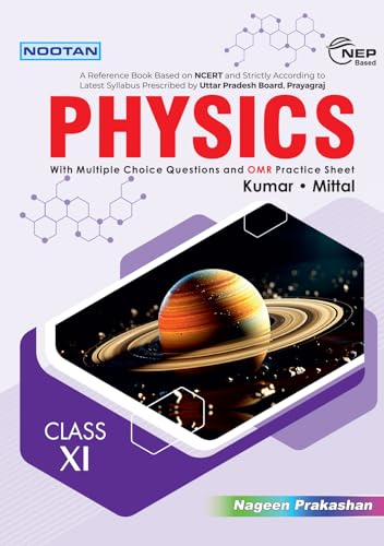 Noootan UP Board Physics Textbook for Class 11th Academic Year 2025-26 Nageen Prakashan - Kumar-Mittal