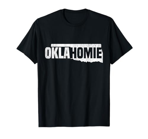 Oklahomie Funny Humor Oklahoma state Pride Vintage Retro T-Shirt