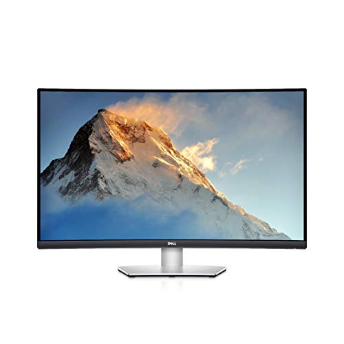 Dell 32" (81.28 cm) Curved 4K UHD Monitor - S3221QS, Resolution 3840 x 2160 at 60 Hz, VA-Panel, AMD FreeSync, Built in Dual 5w Speakers, 2 x HDMI, DisplayPort 1.2, 3 xUSB 3.0, Audio line-Out